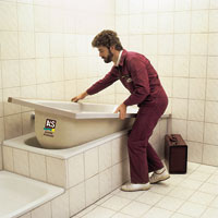 Paprobe in der alten Wanne